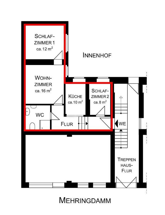 Mehringdamm Apartment Berlin Luaran gambar